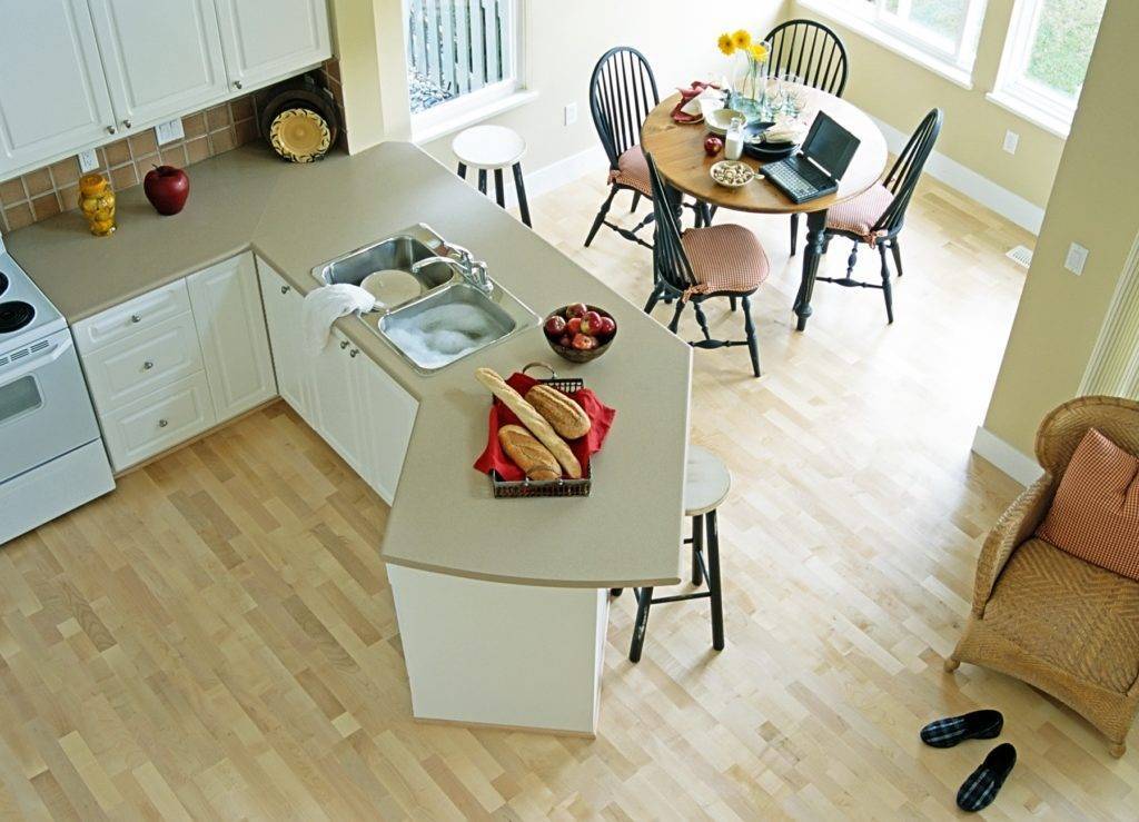 Плитка для кухни на пол: виды, варианты дизайна, советы по выбору