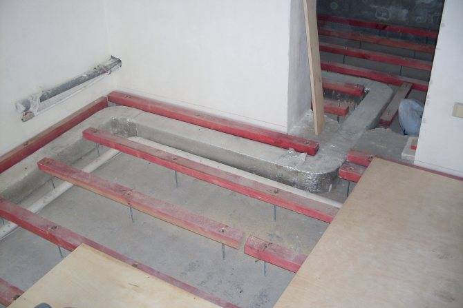 Крепление лаг к бетонному полу: особенности и способы крепления