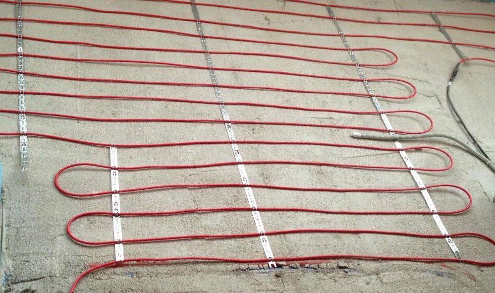 Теплые полы для бани