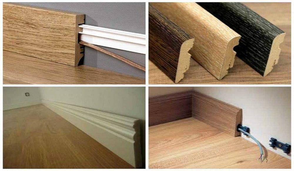 Как крепить пластиковый плинтус к полу