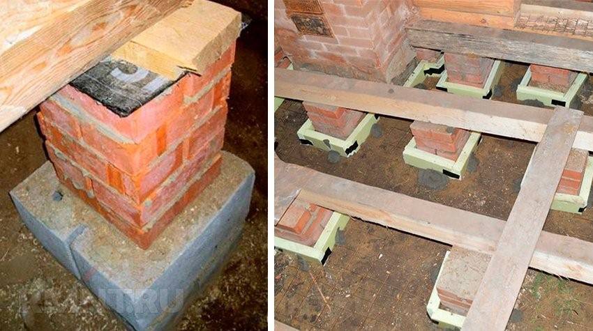 Полы в бане из дерева