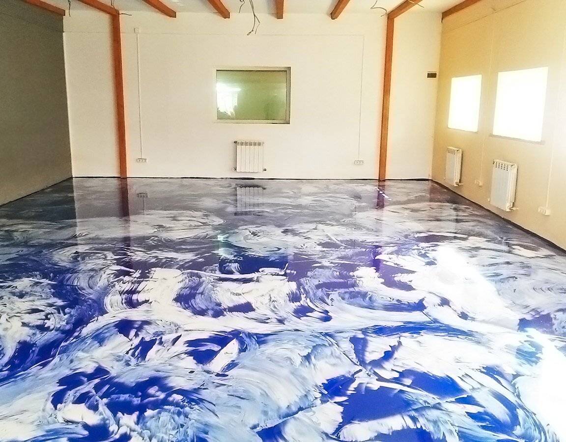 Эпоксидная смола для заливки пола