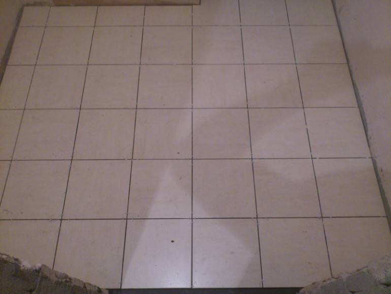 Сколько сохнет плитка после укладки на полу?