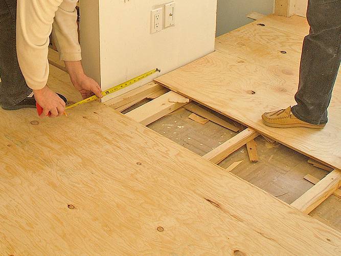Как стелить фанеру на деревянный пол — всё о напольных покрытиях