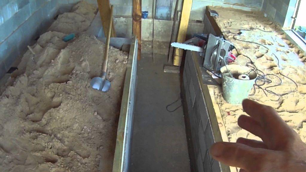 Заливка пола бетоном в гараже – как сделать правильно своими руками