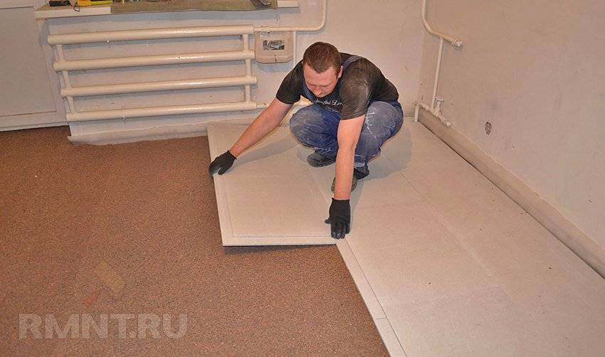 Плавающий пол своими руками