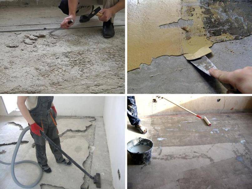 Стяжка пола в частном доме