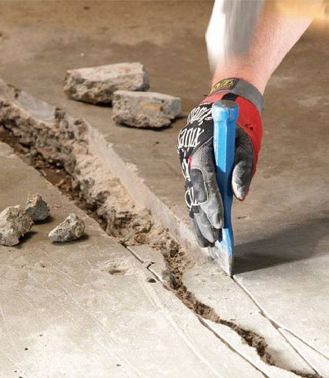 Заделка трещин в бетоне: 3 самых надежных метода
